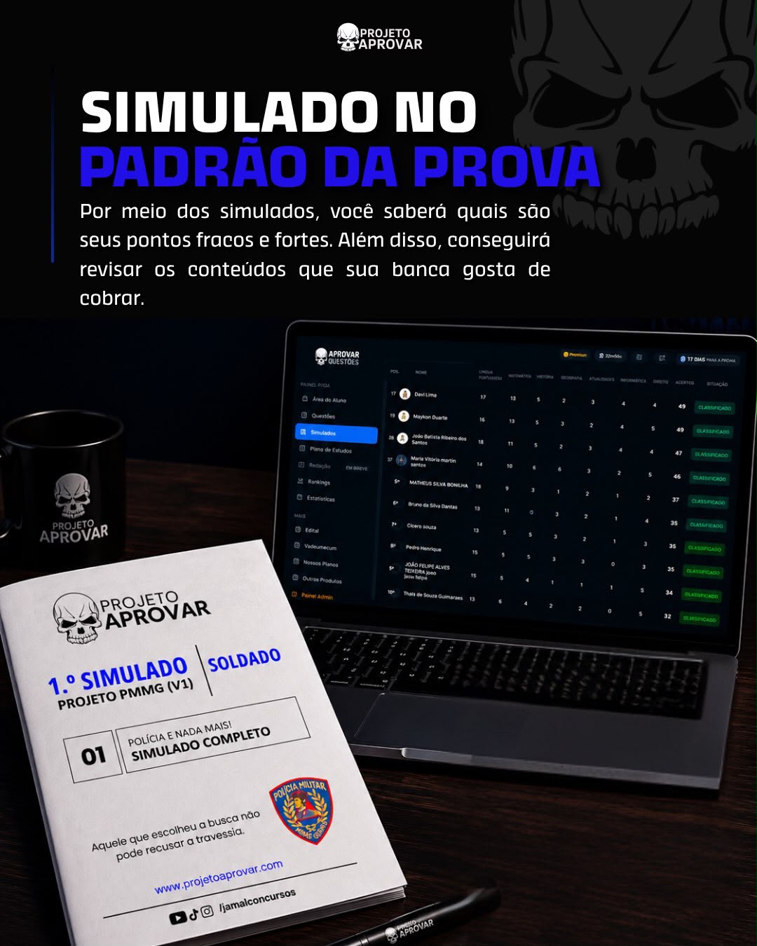 Simulados Projeto Aprovar