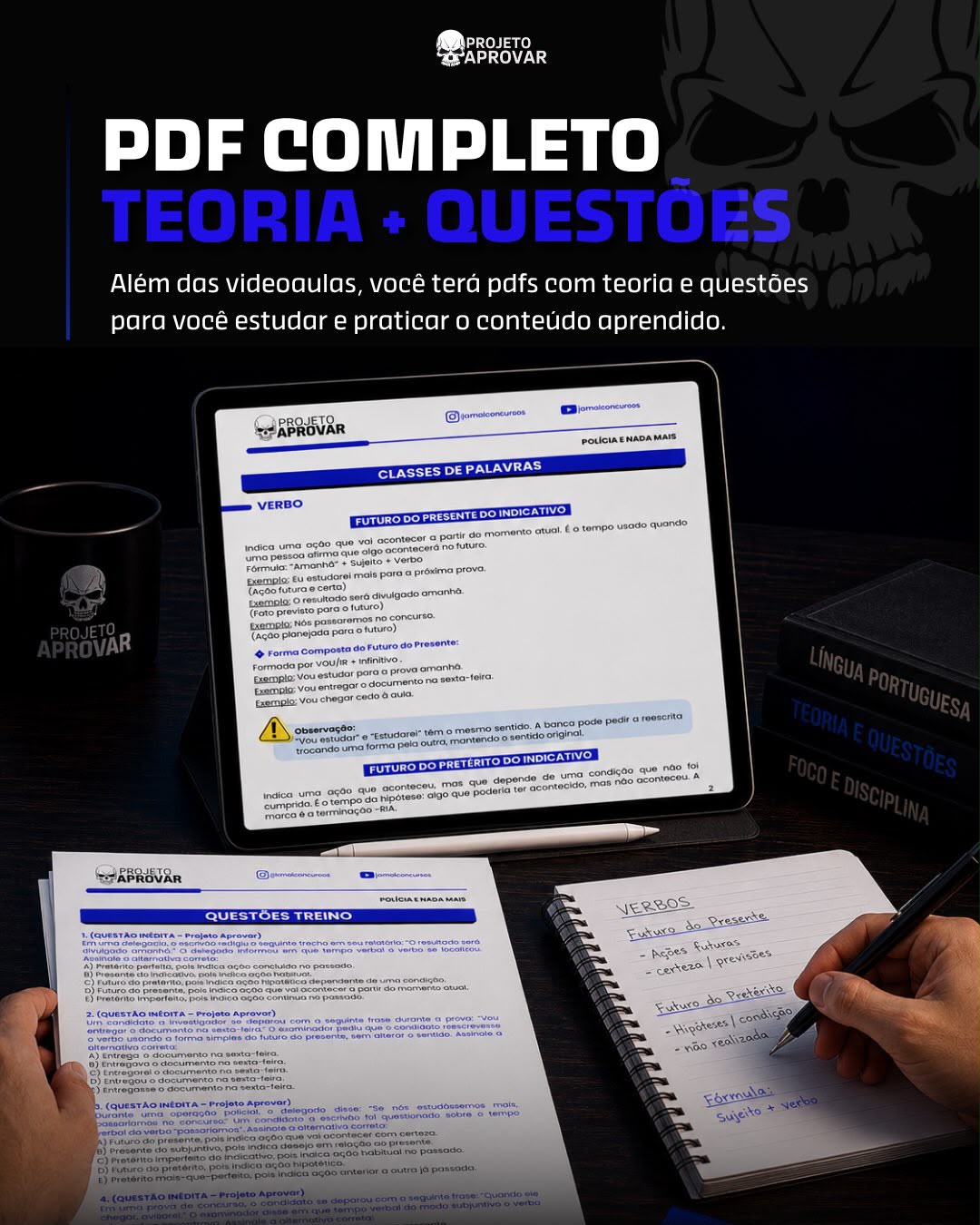 Materiais de estudo Projeto Aprovar